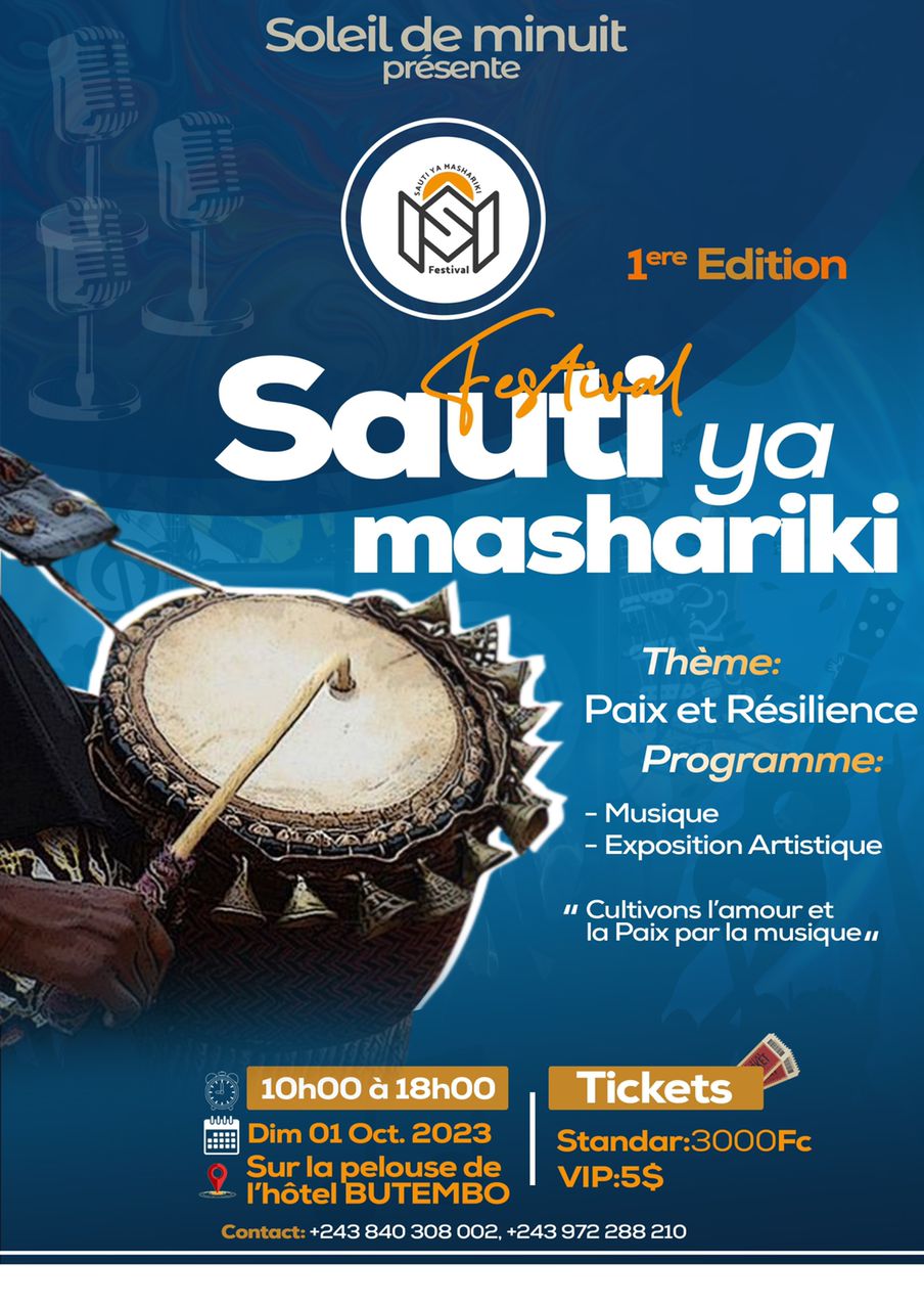 Butembo : Festival sauti ya mashariki 1ère édition : Des voix pour la paix et l'amour : bientôt !
