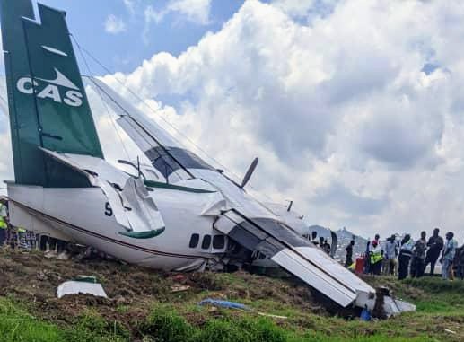 Butembo : Crash de l'avion de la compagnie CAS ce dimanche 17 mars , voici le bilan