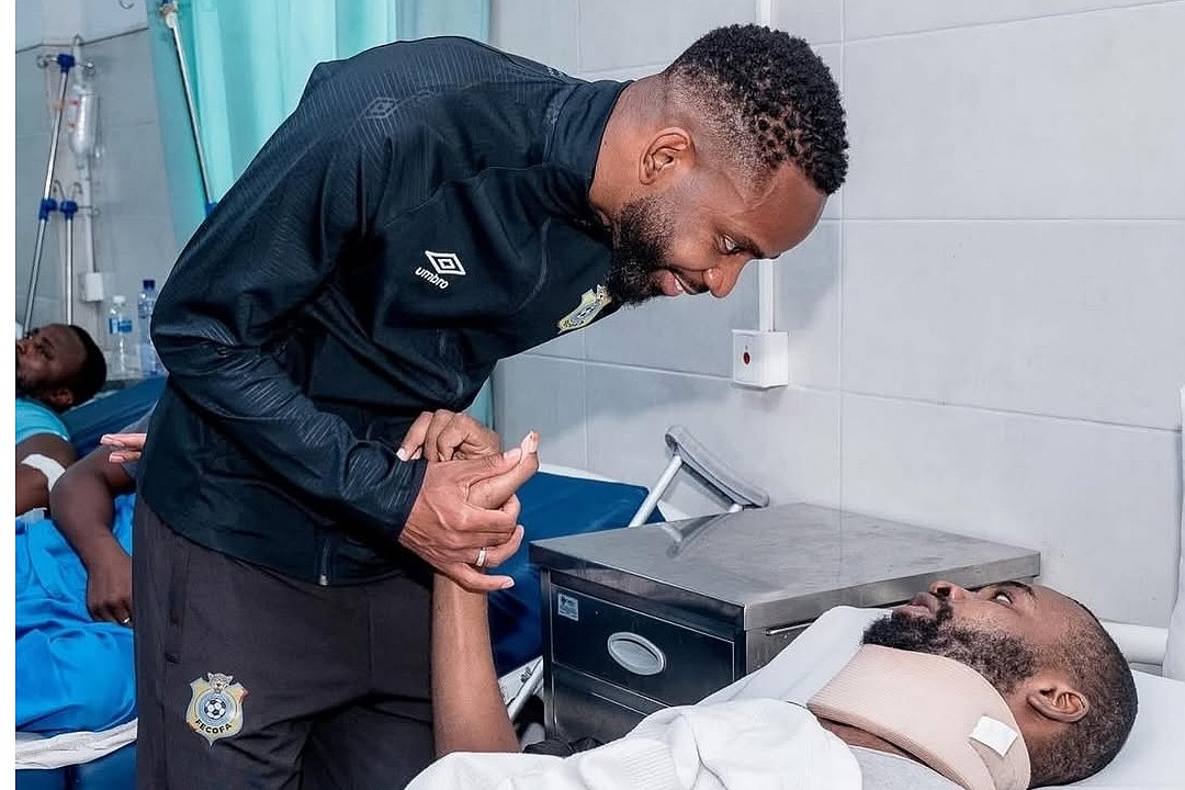Les léopards de la RDC : visite de réconfort aux blessés de Guerre à l'hopital colonel tshiatshi